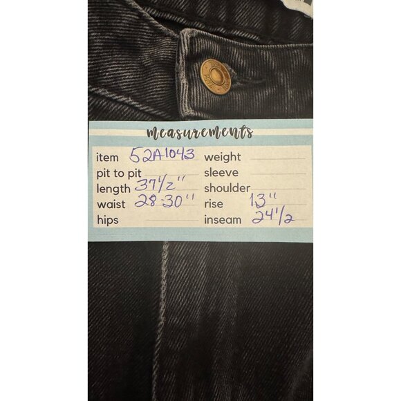 ZARA Size 8 Black High-Waist Straight-Leg Jeans Raw Hem - Picture 9 of 13